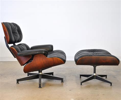 genuine eames chair and ottoman.